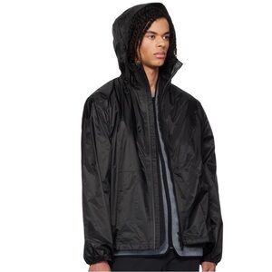 Rains Men's Black Lauro insulated curve jack